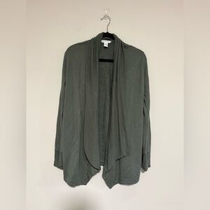 Athleta Green Pranayama Restore Wrap Nirvana Cardigan Size XS Yoga Athletic